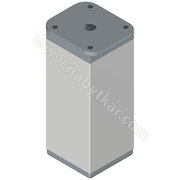 Nábytk. noha NA6 40x40, hliník