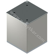 Nábytk.noha 080x080, hliník