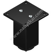 Nábytk.noha N 45X45 A100 s reguláciou, čierna / Zobal