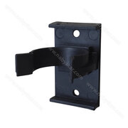 Klips pre nábytkovú nohu R5, čierny plast / NB (1bal:2500 ks)