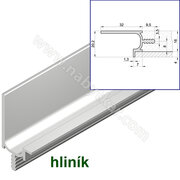 Profil UKW 16, L-3,5m HLINÍK