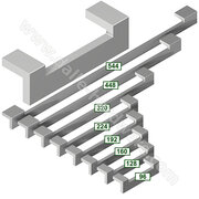 Madlo F6005 / hliník