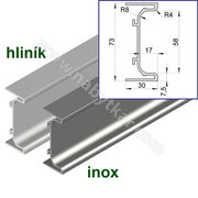 Gripless profil typ- "C"  L-3,5m