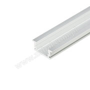 LED PROFIL - Zafrézovatelný profil - hliník, 3,5m (bez krycej lišty)/Zobal