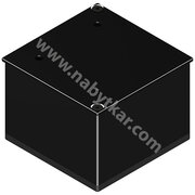 Nábytk.noha 080x080 h- 060mm, čierna