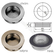 Madlo zapustené okrúhle B224, na fi 35 mm