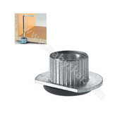 Rekt. noha Art.304 d.28/D.50mm + 10mm zinkzl/plast