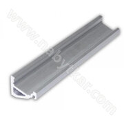 LED PROFIL - 16x13mm Rohový, Profil - hliník, 2m, bez krycej lišty/CP