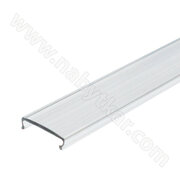 LED krycia lišta do led profilu ( vonk. a vnút.a rohový ) priezračná , 2,0m / CP