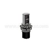 Stolová vyťahovacia zásuvka ELEVATOR HOME 928.007 2x230V 2,0m kábel, inox/čierna