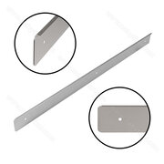 LPD QUATRO 2obl. 38 -R4.5, Koncova - L, INOX