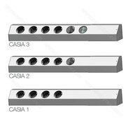  Zás. lišta pre nást. a rohovú montáž CASIA 4x230V 35° brús.hliník-čierna