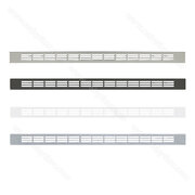 Ventilačná mriežka 23,5 x 375 mm C-0 