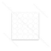 Krytky samolep.fi 14 mm W980 SM biela (1 plátok= 25 krytiek) nr.320