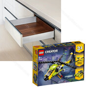 Darčekový Set 2019-V1902, BIELY EVOBOX 8ks+LEGO