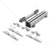 Výsuv k potrav.košu 255K, nosnosť: 120kg,  Grey , Green line - Materia / SIGE