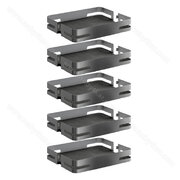 Košíkový set k potrav.košu 255, MATERIA ,počet políc: 5ks, Antracit