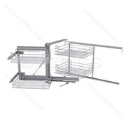 Cargo Rohový predný GREEN LINE 350,s tlmením,860x500x600/850 mm, chróm / SIGE