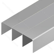 LUX Koľaj vrchná 3-radová-M18,  hliník