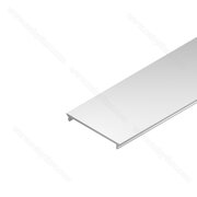 LUX Krytka na koľaj spodnú 37mm, hladká,nový model 2018, hliník