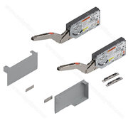 SET-AVENTOS HK-2700 top, DTD Uchyty+krytky, SIVÝ