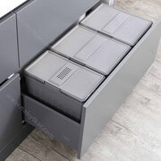 Kôš na odpadky 740-700 x 490-400 x 270, 50l. antracit,do 800 mm /Irone