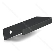 Madlo U09 rádius R9 čierna mat. - 1100mm