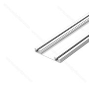 Spodná koľaj RAMA,(s drážkou)  biela matná /Laguna