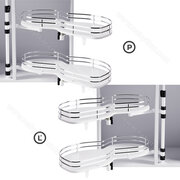 Erg.roh.kôš ASTON "100" 2 pol. s tlmením, chróm+biela / Iron Line