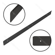 LPD QUATRO 2obl. 38x600-R4.5, Koncova - L, čierna C-35