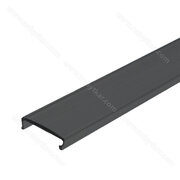 LED krycia lišta do led profilu ( vonk. a vnút.a rohový ) čierna, 3,0m / CP