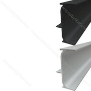 Gripless - Zvislý profil obojstranný na fréz. 2,5 m / SD