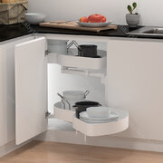 Erg.roh.kôš ASTON LUX "90" 2 pol. pravý s tlmením, biela / Iron Line