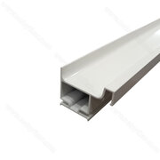Gripless - Zvislý profil jednojstranný biely lesk RAL 9016  2,7 m