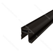 Madlo ETA WIDE 18 2,7m čierna matná, na nasúvaciu štetinu /Laguna