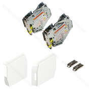 SET- AVENTOS HK-S "E"',TIP-ON, DTD Uchyty+krytky, BIELY