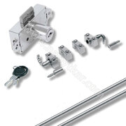 Zámok trojcestný H 922 otočný, chróm /Siso