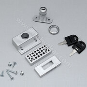 Zámok do posuv.dverí alum. /Laguna