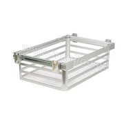 Výs.kôš na bielizeň K11, hĺbka 215, hliník /Iron line