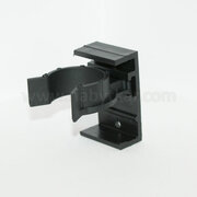 Klips pre nábytkovú nohu R5, čierny plast / Volpato