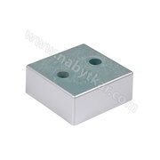 Nožička NH 25mm 60x60x25 bez regulácie, hliník