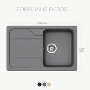 Granitové drezy Formhaus D-100S