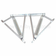 Postel. výklop.kov. čelné na 2-posteľ, zinok KP4