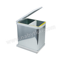 Kôš na odpadky ART 207/286, chróm