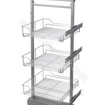 Potrav.kôš MIDI 50-4P,nový model,s tlmením, chróm /Rejs