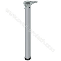 Stol.noha 60/710mm, mat.chróm /Swell