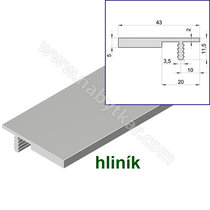 Profil UKW 12, L-3,5m HLINÍK Profil UKW 12, L-3,5m HLINÍK