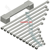 Madlo F6044B, inox Madlo F6044B, inox