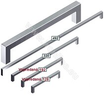 Madlo F830 - chróm Madlo F830 - chróm