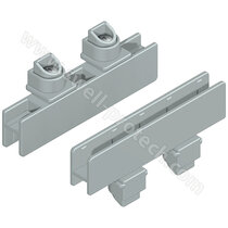 EVOLUTION 100 Adaptér zadný pre boxide a sklen.bočnicu, sivý